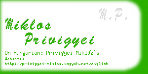 miklos privigyei business card